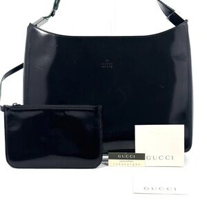 Gucci Black Shoulder Bag Set